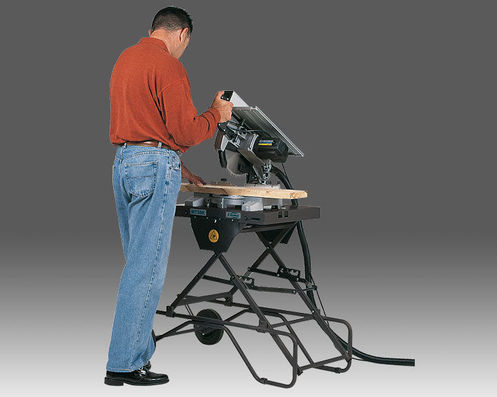 Scie à onglets inclinable TM33W + établi MT58K