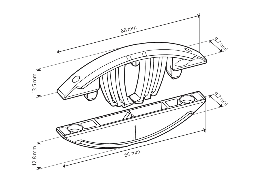Tenso P-14 + CLIP (300 coppie con clip di premontaggio)