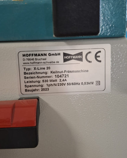 Hoffmann X-line 20 – Fresatrice Uniscitrice Manuale a Coda di Rondine