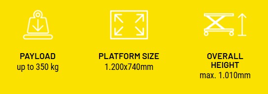 TABLE ÉLÉVATRICE RÉGLABLE - BECK